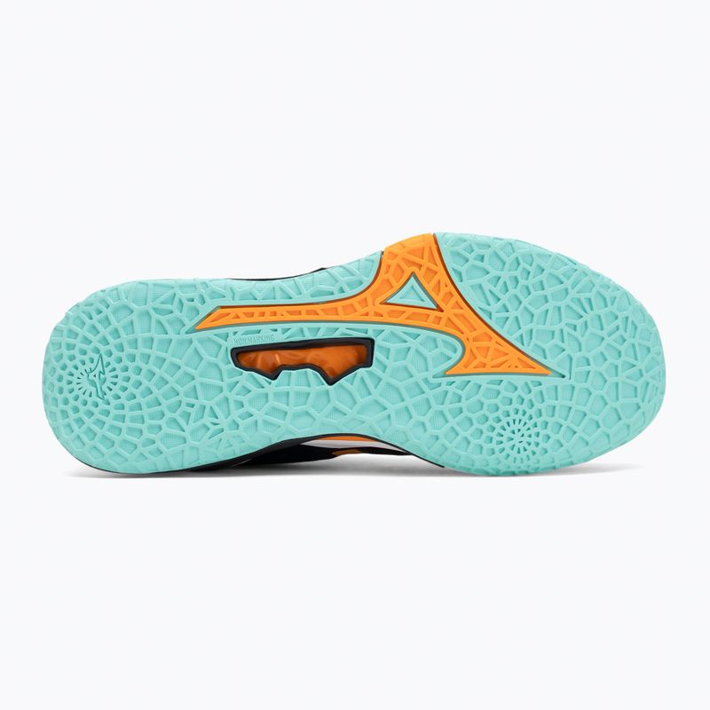 Обувки за хандбал Mizuno Wave Stealth Neo 2 black/tangelo/ice green 4
