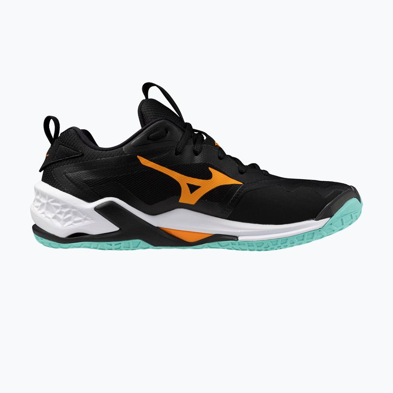 Обувки за хандбал Mizuno Wave Stealth Neo 2 black/tangelo/ice green 2
