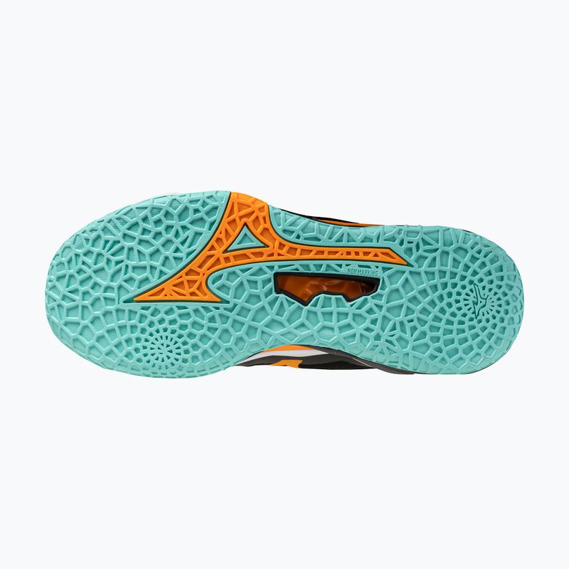 Обувки за хандбал Mizuno Wave Stealth Neo 2 black/tangelo/ice green 4
