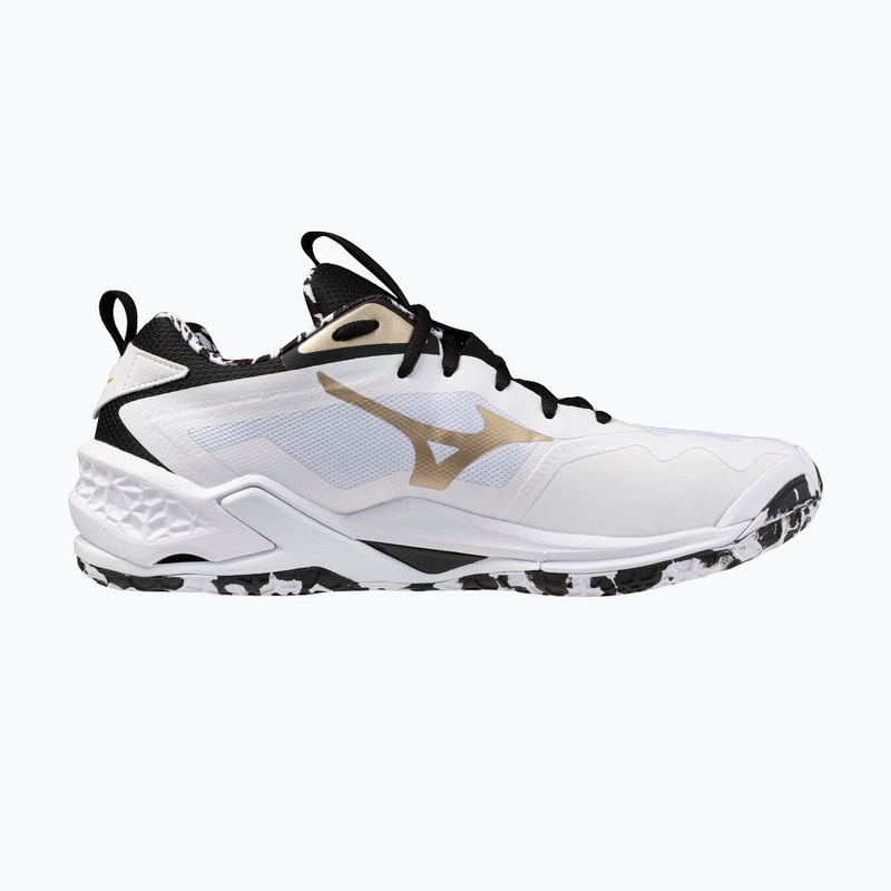 Обувки за хандбал Mizuno Wave Stealth Neo 2 white/black/ge gold 2