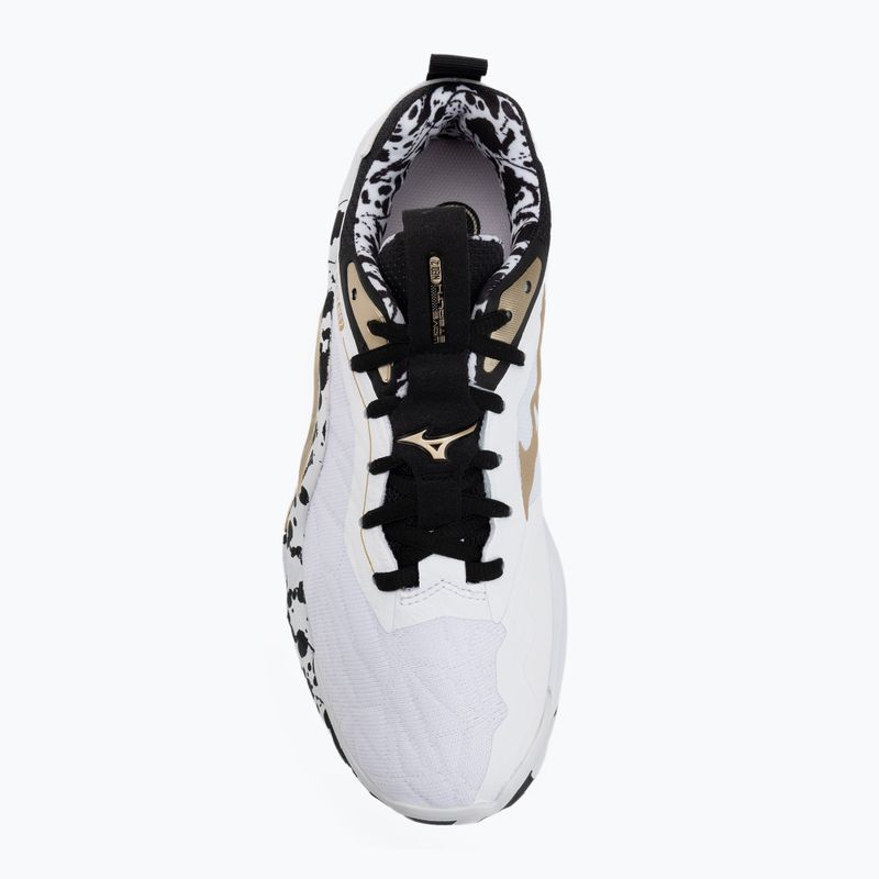 Обувки за хандбал Mizuno Wave Stealth Neo 2 white/black/ge gold 5