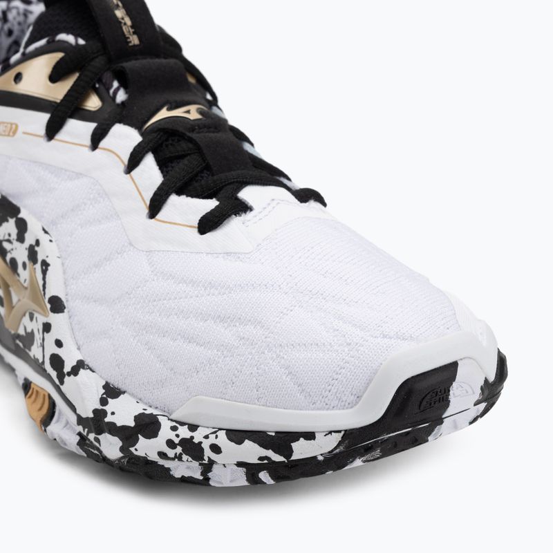 Обувки за хандбал Mizuno Wave Stealth Neo 2 white/black/ge gold 7