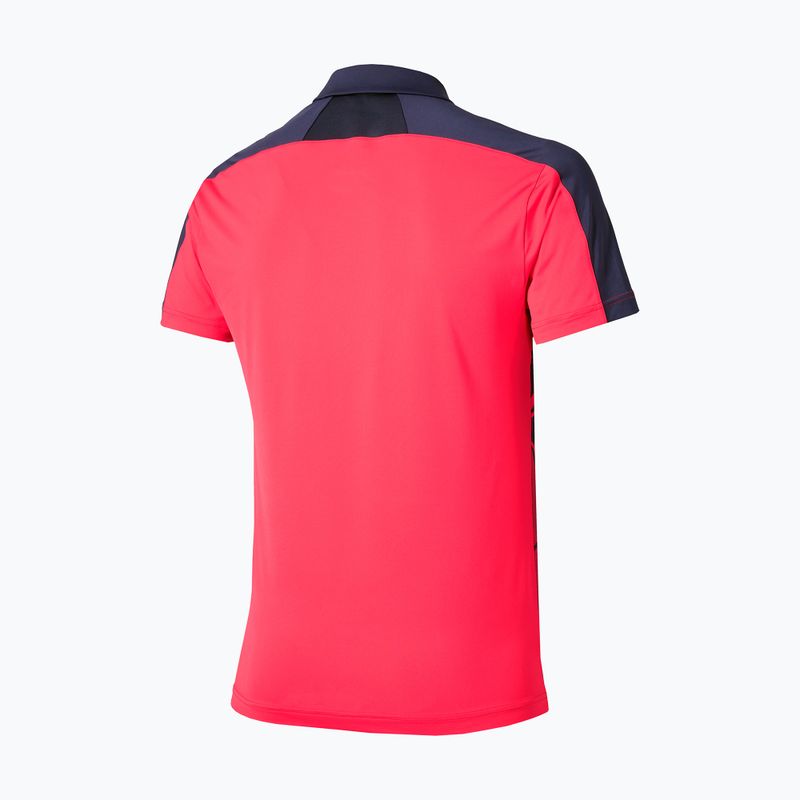 Мъжка тениска Mizuno Daybreakers Shadow Polo vibrant red 2