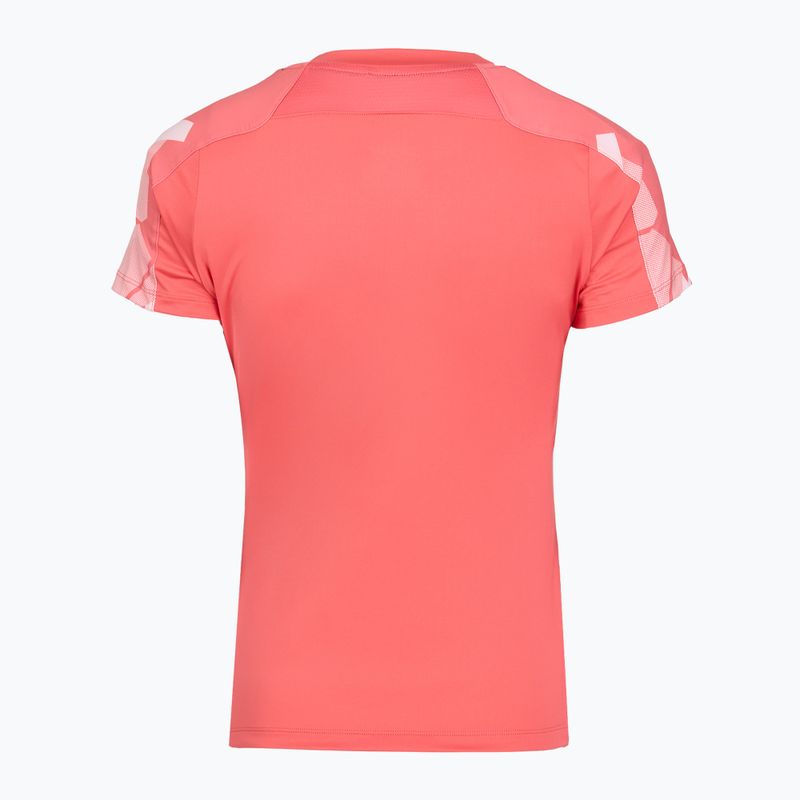Дамска тениска за тенис Mizuno Daybreakers Printed calypso coral 2
