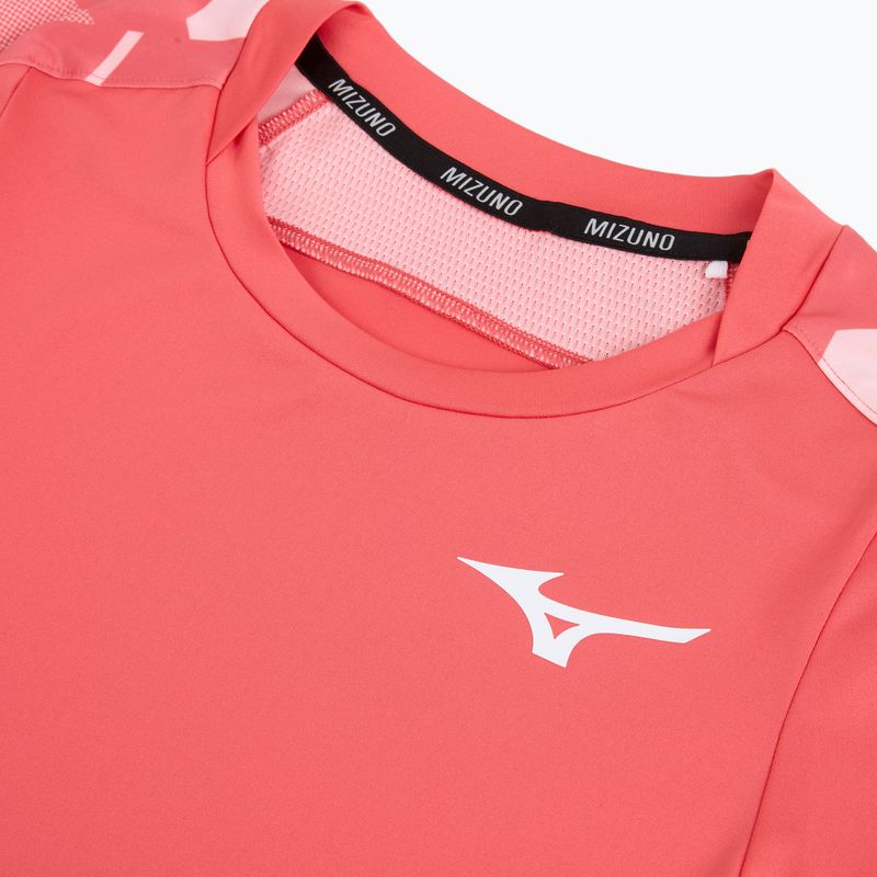 Дамска тениска за тенис Mizuno Daybreakers Printed calypso coral 3