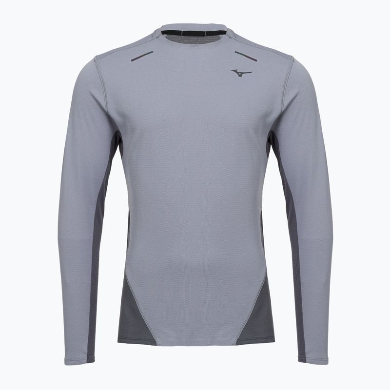 Мъжка блуза с дълъг ръкав за бягане Mizuno Tech Thermal Charge quiksilver