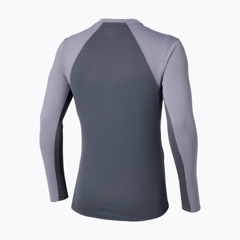 Мъжка блуза с дълъг ръкав за бягане Mizuno Tech Thermal Charge quiksilver 2