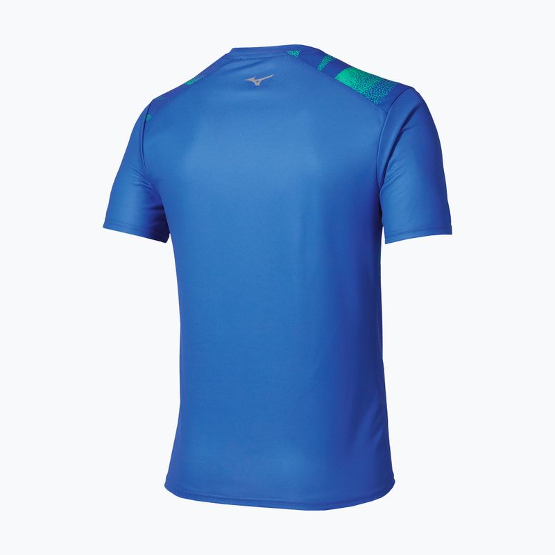 Мъжка тениска Mizuno Core Graphic Tee princess blue running shirt 2