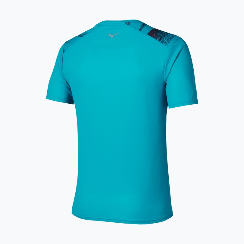 Мъжка тениска Mizuno Core Graphic Tee capri breeze за бягане 2