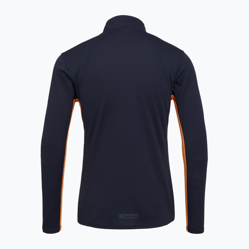 Мъжка блуза с дълъг ръкав за бягане Mizuno Tech Thermal Charge Half Zip baritone blue 2