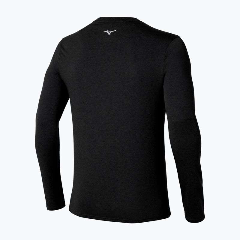 Мъжки тичащ потник с дълъг ръкав Mizuno Core Impulse Tee black 2