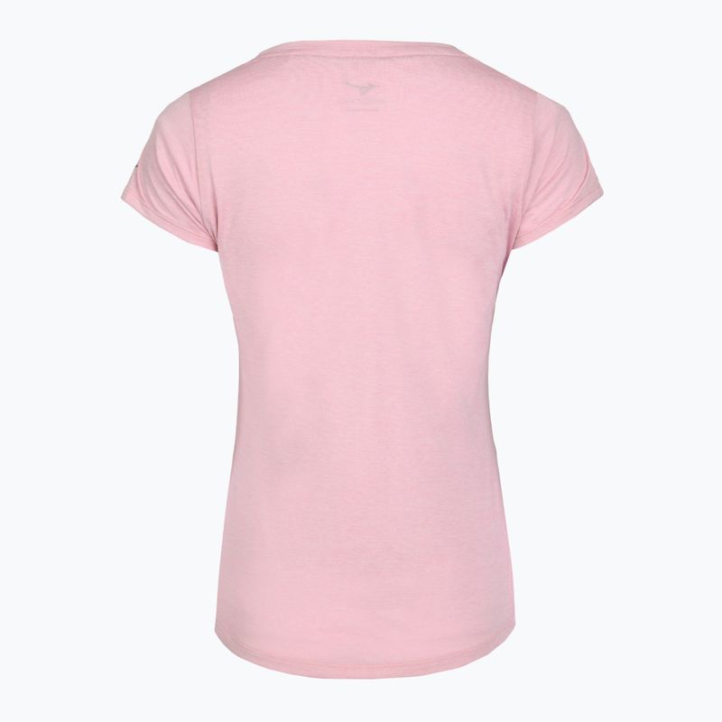 Дамска тениска за бягане Mizuno Core Runbird Tee bleached mauve 2