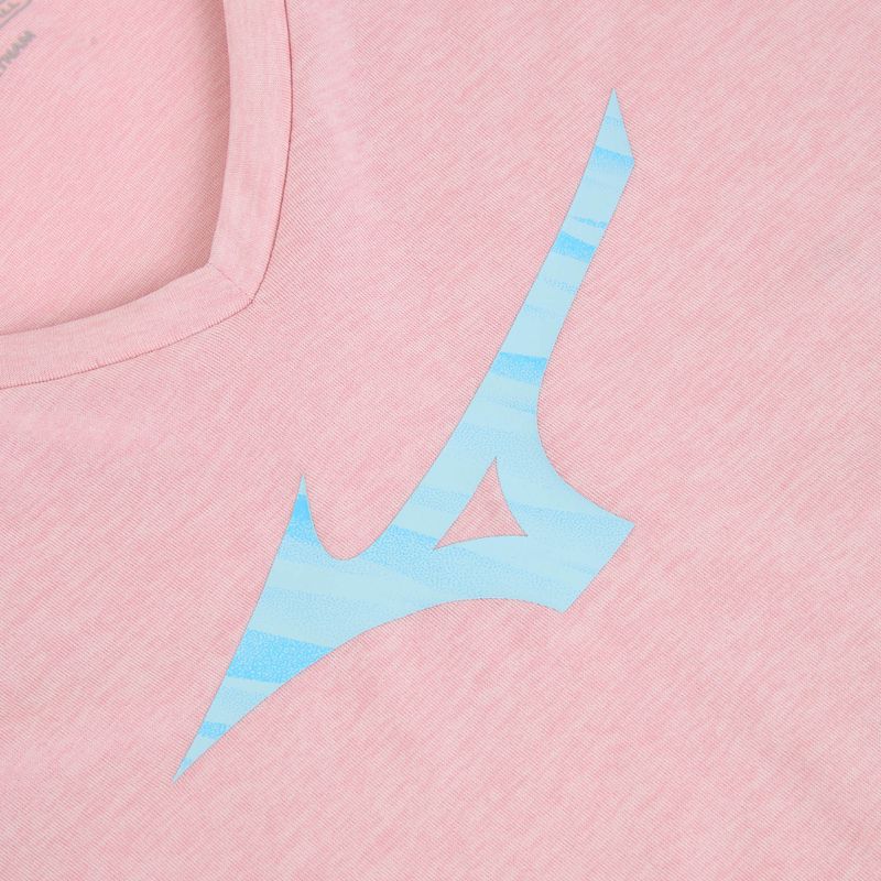 Дамска тениска за бягане Mizuno Core Runbird Tee bleached mauve 3