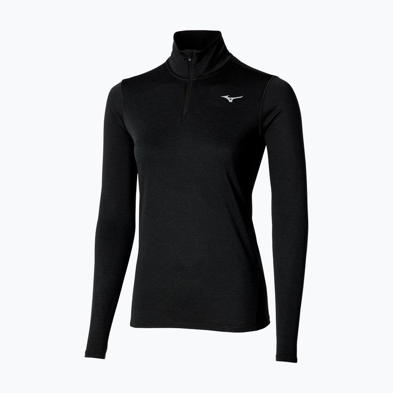 Дамски потник за бягане Mizuno Core Impulse Half Zip Tee black
