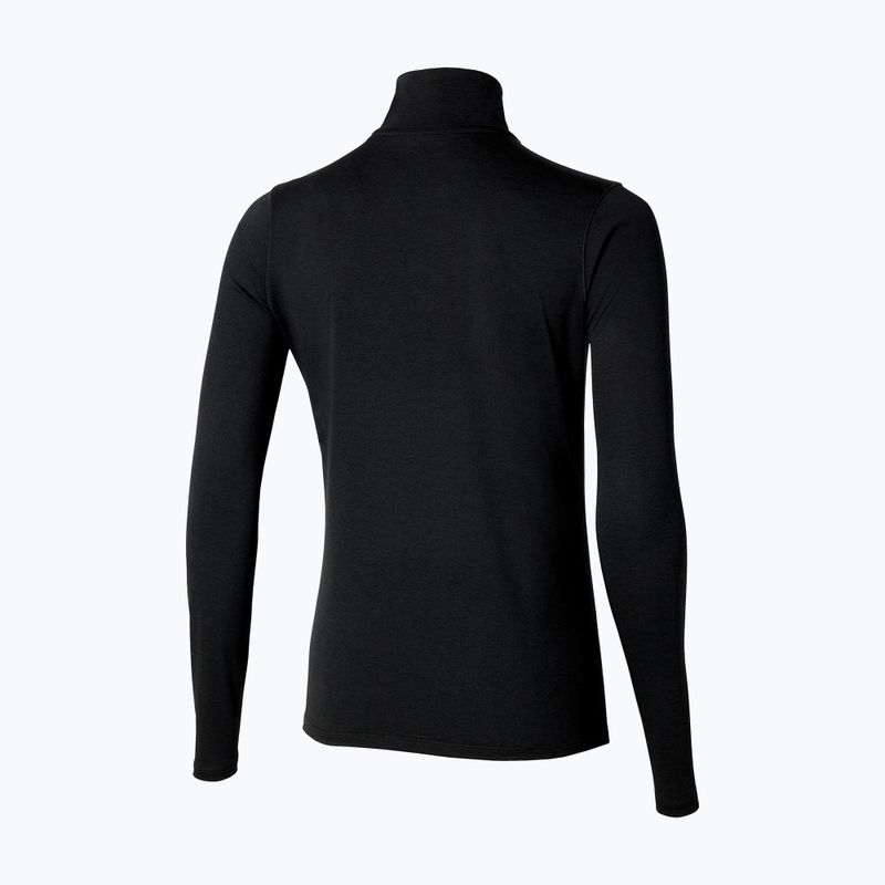 Дамски потник за бягане Mizuno Core Impulse Half Zip Tee black 2