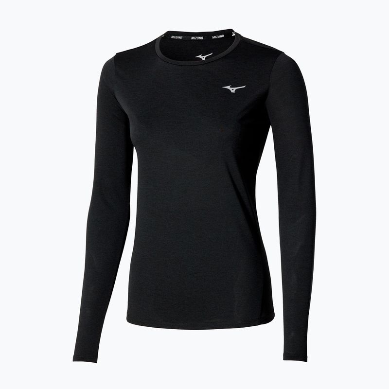 Дамска тениска за бягане с дълъг ръкав Mizuno Core Impulse Tee black