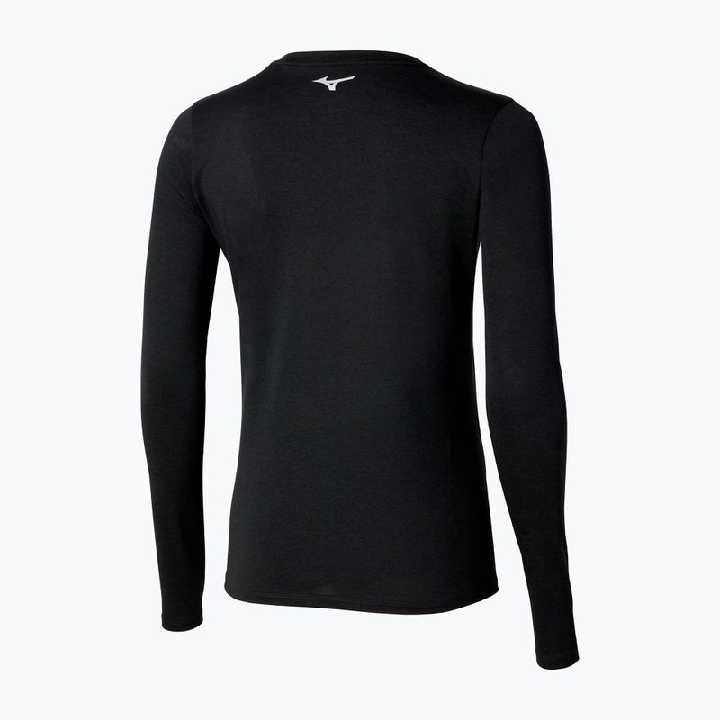 Дамска тениска за бягане с дълъг ръкав Mizuno Core Impulse Tee black 2
