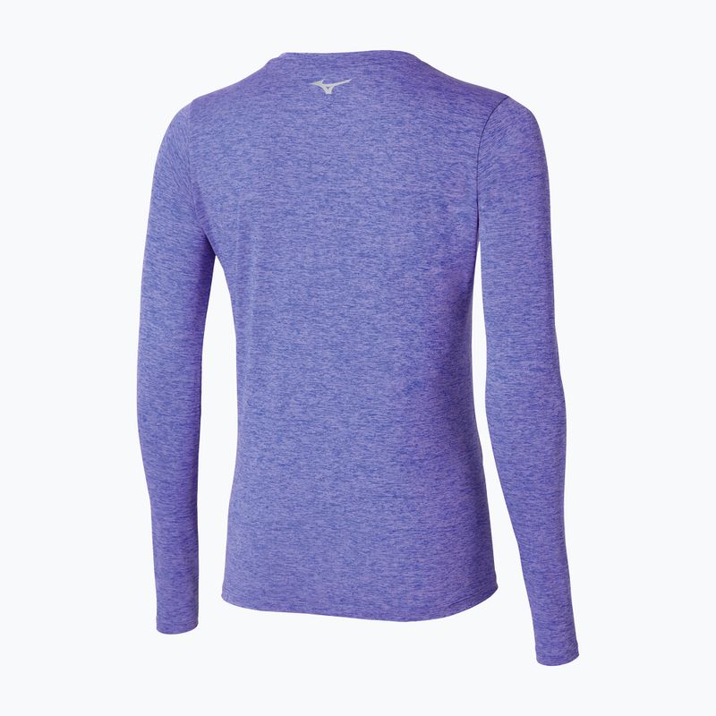 Дамска тениска за бягане с дълъг ръкав Mizuno Core Impulse Tee iris bloom 2