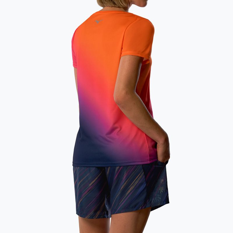 Дамска тениска за бягане Mizuno Summer Pack QD Tee yuuyake 2