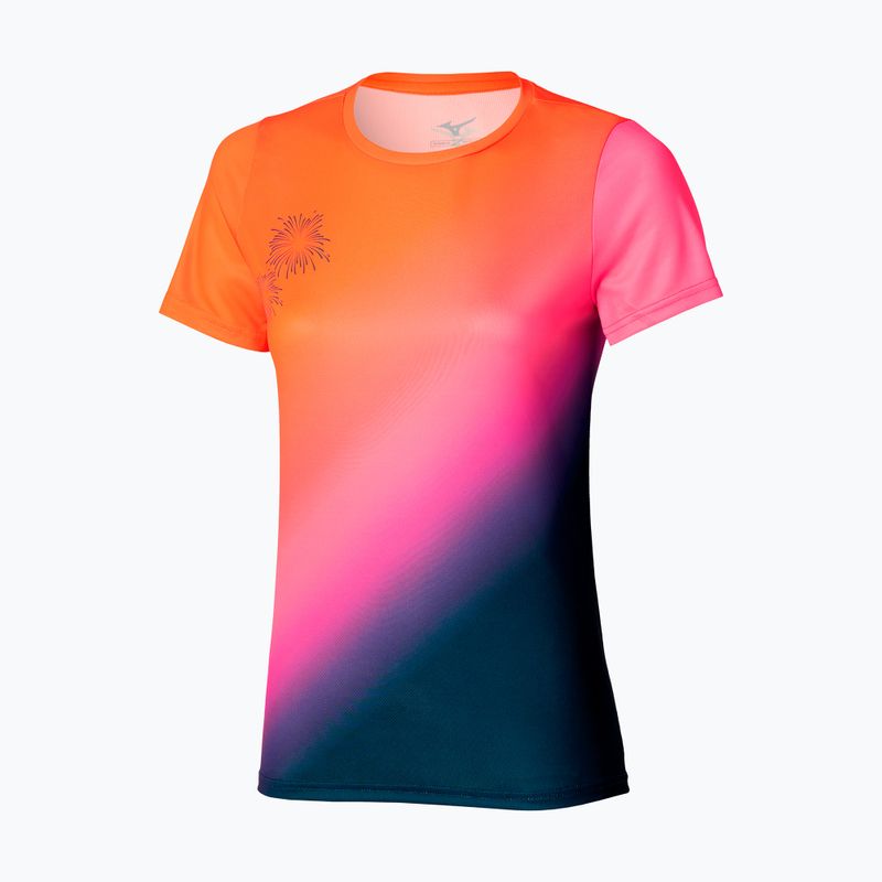 Дамска тениска за бягане Mizuno Summer Pack QD Tee yuuyake 3