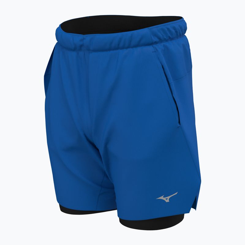 Мъжки къси панталони за бягане Mizuno Core 7.5 2IN1 princess blue 3