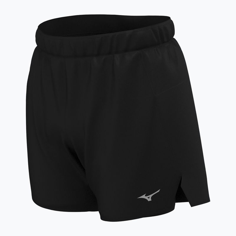 Мъжки къси панталони за бягане Mizuno Core 5.5" 2IN1, черни 3