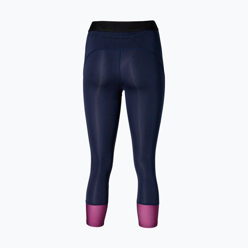 Дамски гамаши Mizuno Core Impulse 3/4 баритоново синьо 4