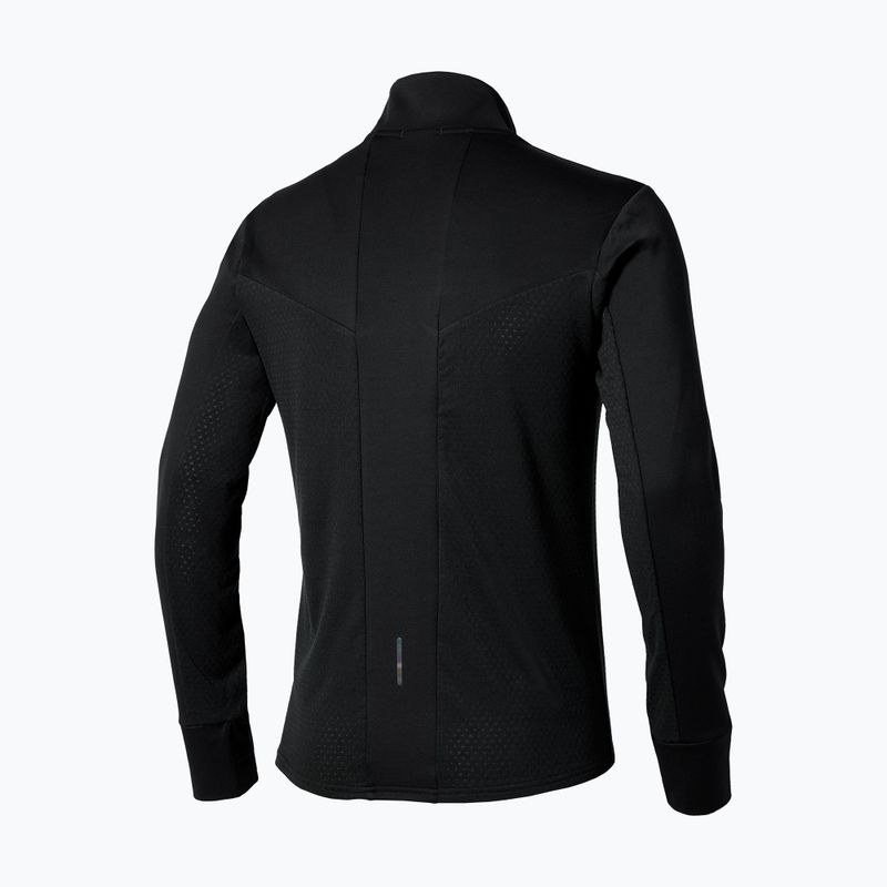 Мъжки потник за бягане Mizuno Active Warm Half Zip black 2