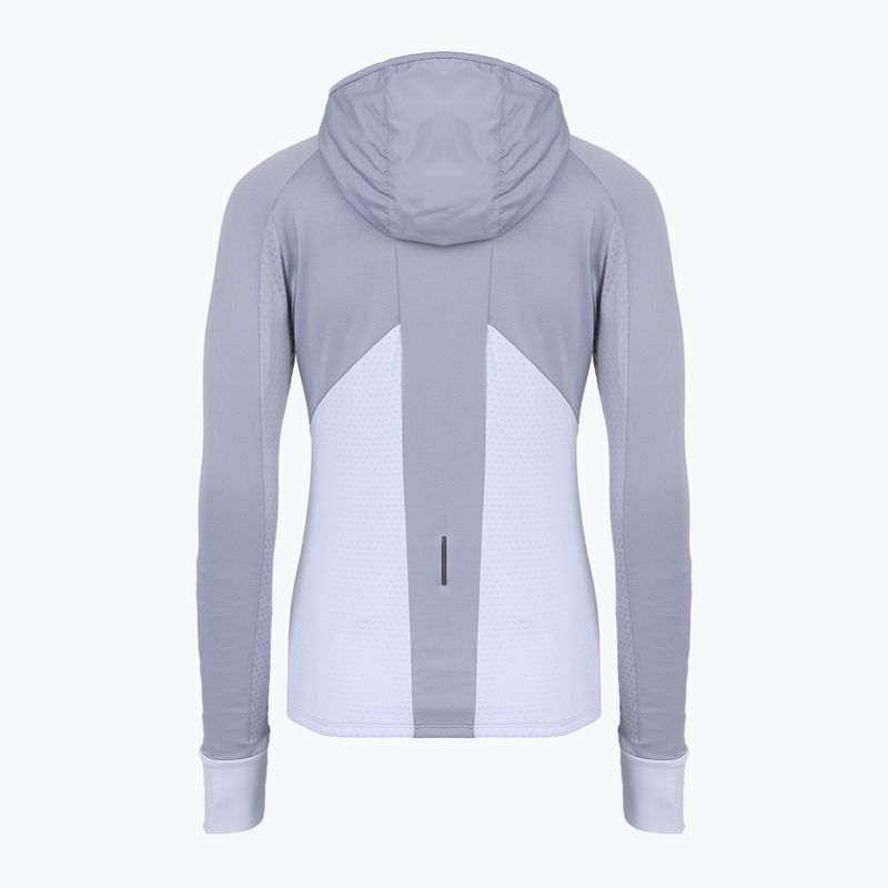 Дамско яке за бягане Mizuno Active Warm Hybrid Full Zip с качулка quicksilver 6