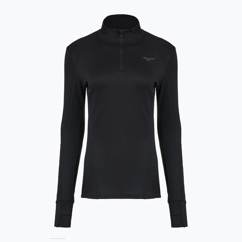 Дамски потник за бягане Mizuno Active Warm Half Zip black