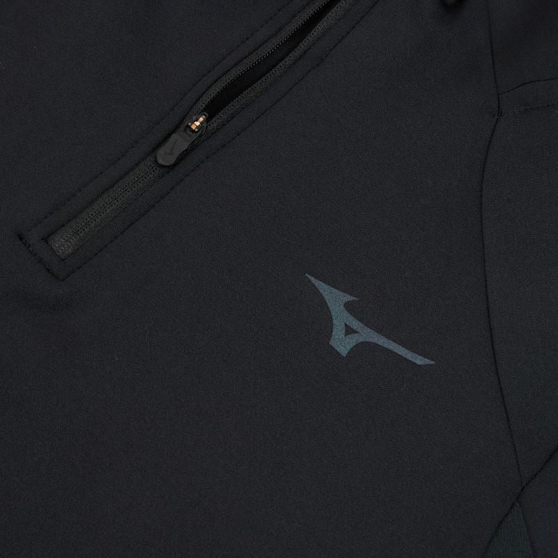 Дамски потник за бягане Mizuno Active Warm Half Zip black 3