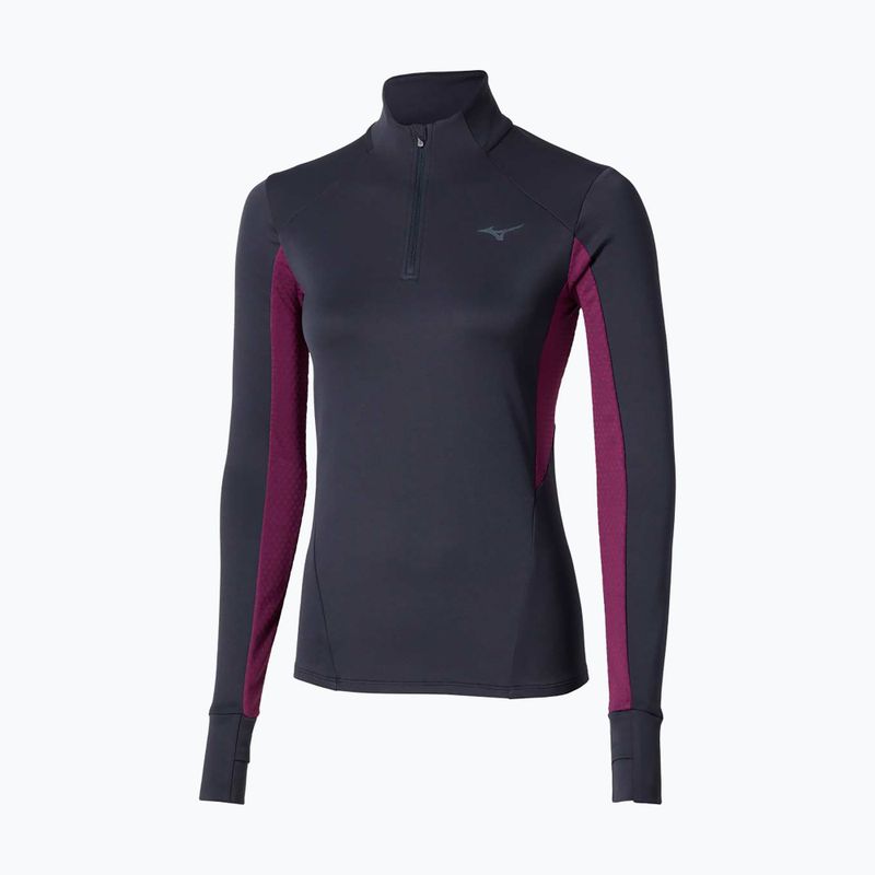 Дамски суитшърт за бягане Mizuno Active Warm Half Zip baritone blue 5
