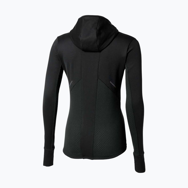 Дамски суитшърт за бягане Mizuno Active Warm Hooded black 2