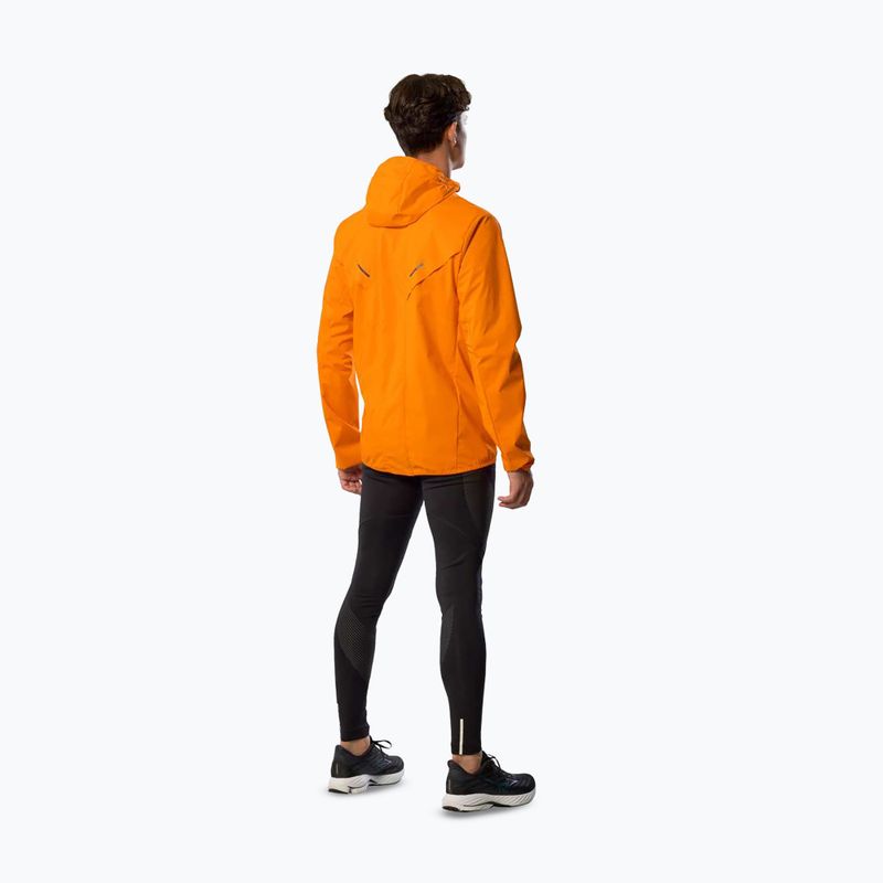 Мъжко яке за бягане Mizuno Tech Thermal Charge Hooded tangelo 4