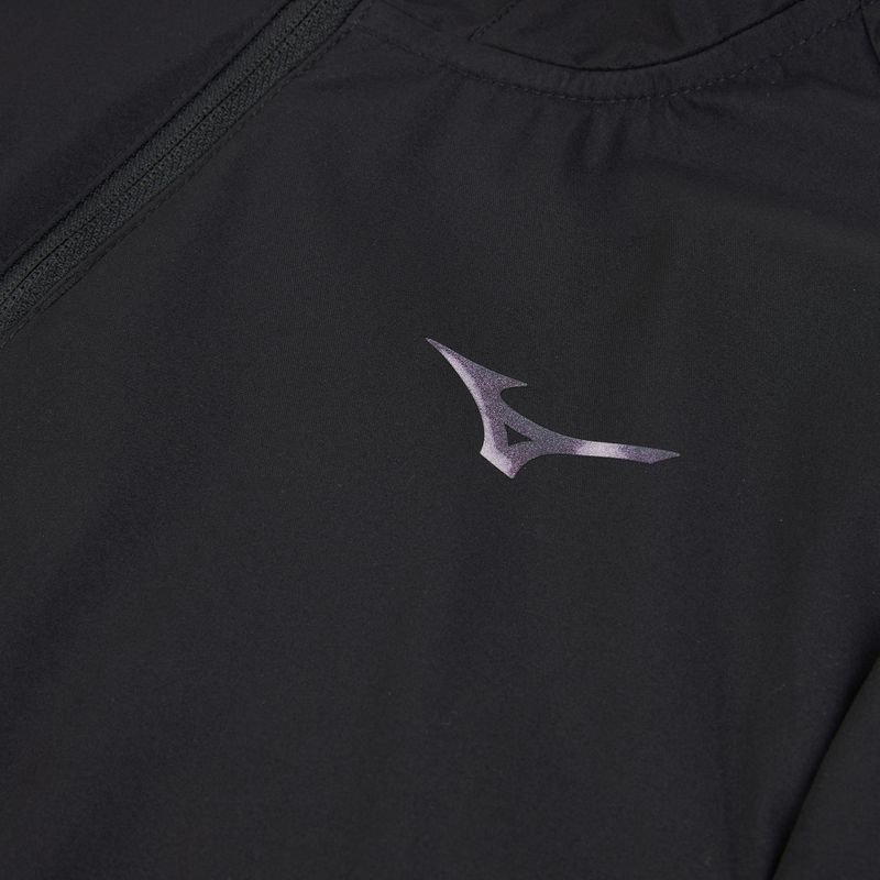 Дамско яке за бягане Mizuno Tech Thermal Charge Hooded black 3