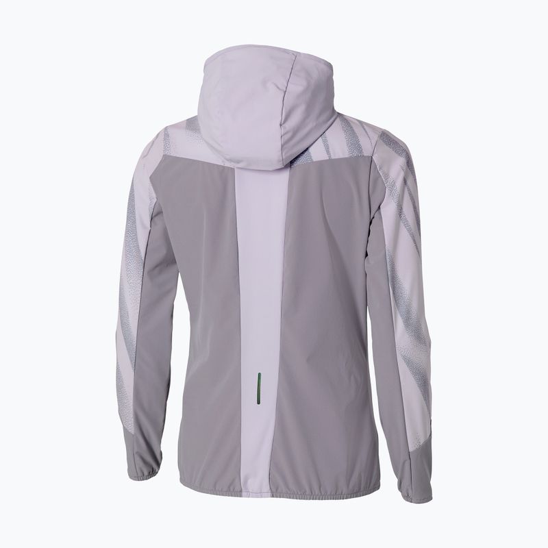 Дамско яке за бягане Mizuno Active Alpha Hodded icelandic blue 2