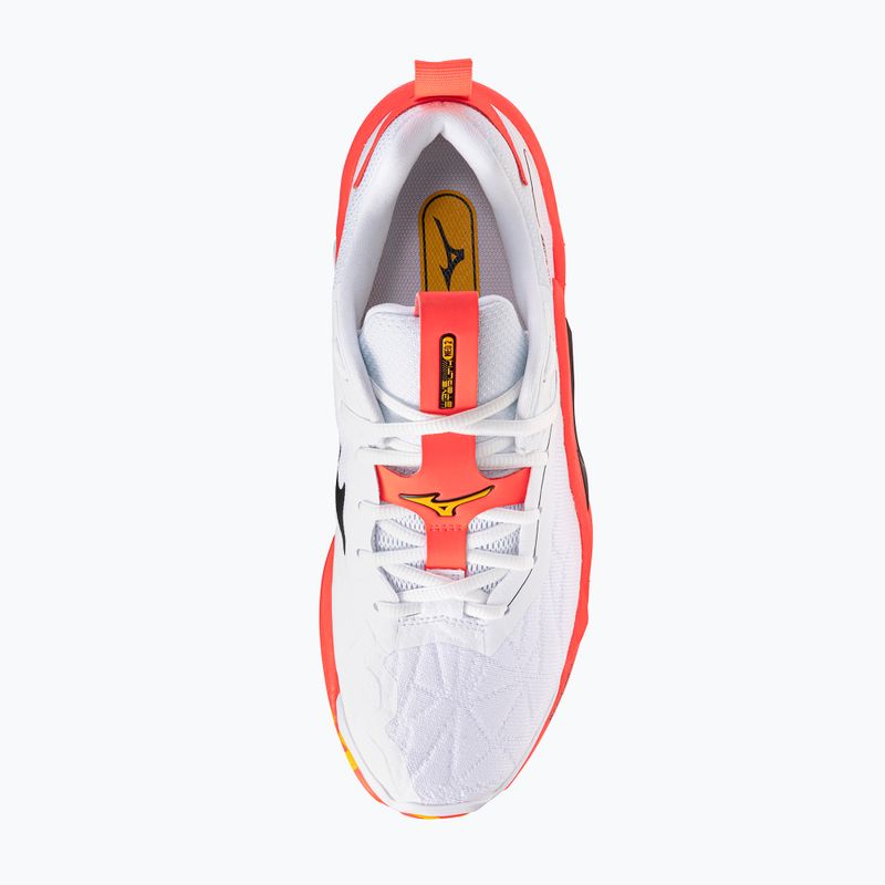 Mizuno Wave Stealth Neo 2 white/flery coral 2/citrus обувки за хандбал 5