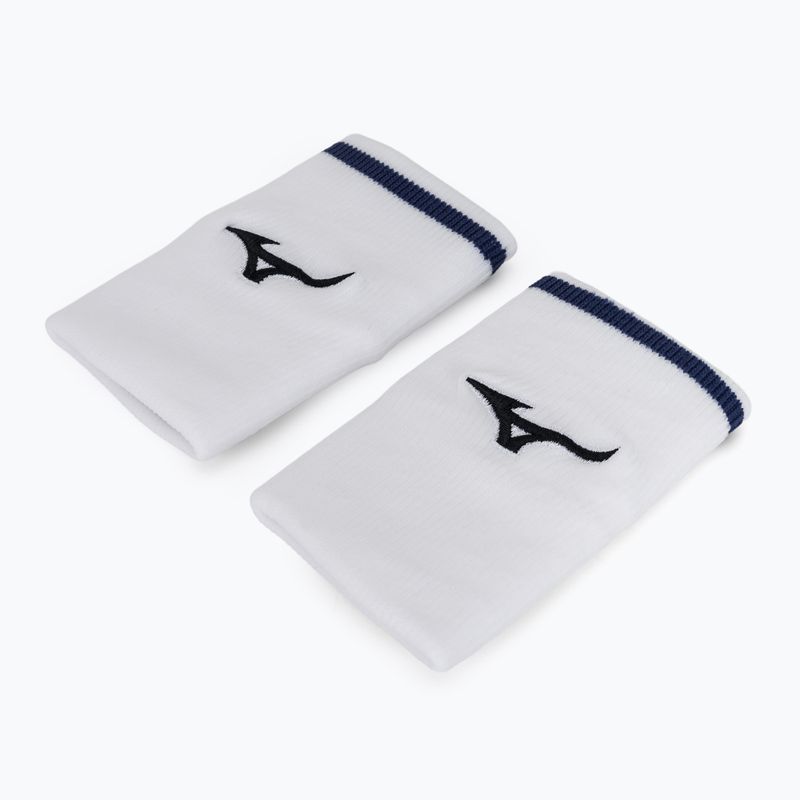 Хавлиен накитник Mizuno Wristband Long With Line 6P white/estate blue 2