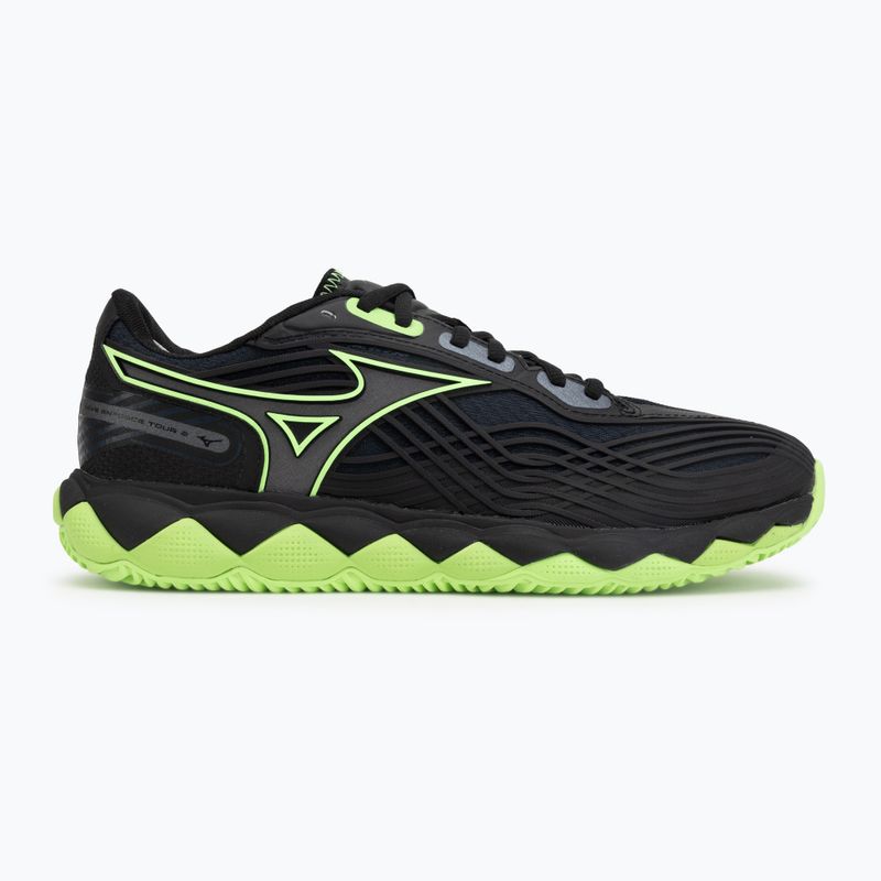 Обувки за падел Mizuno Wave Enforce Tour 2 black/foliage green/glowing ap 2