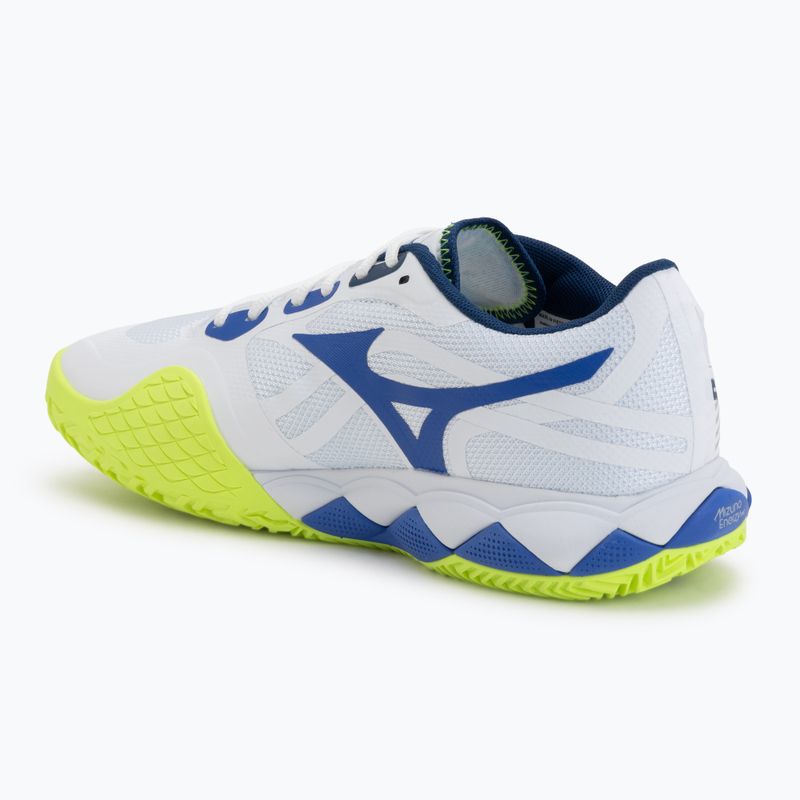 Тенис обувки Mizuno Wave Enforce Tour 2 CC white/dazzling blue/lightning 3