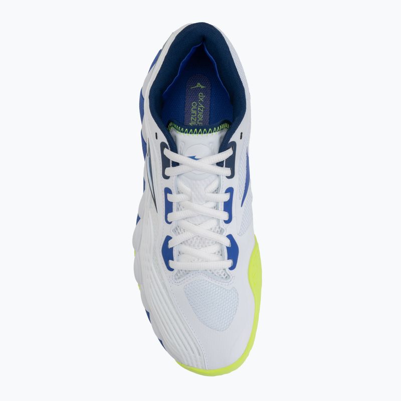 Тенис обувки Mizuno Wave Enforce Tour 2 CC white/dazzling blue/lightning 5