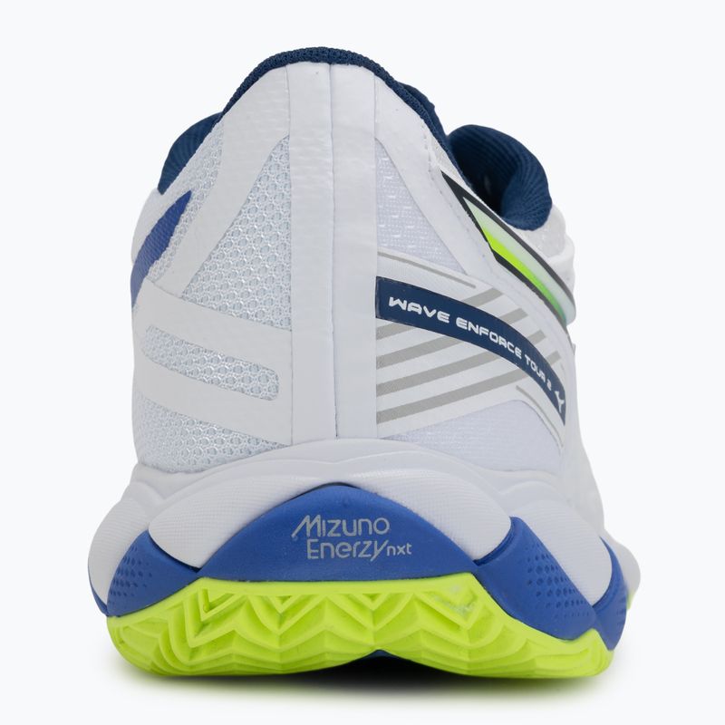 Тенис обувки Mizuno Wave Enforce Tour 2 CC white/dazzling blue/lightning 6