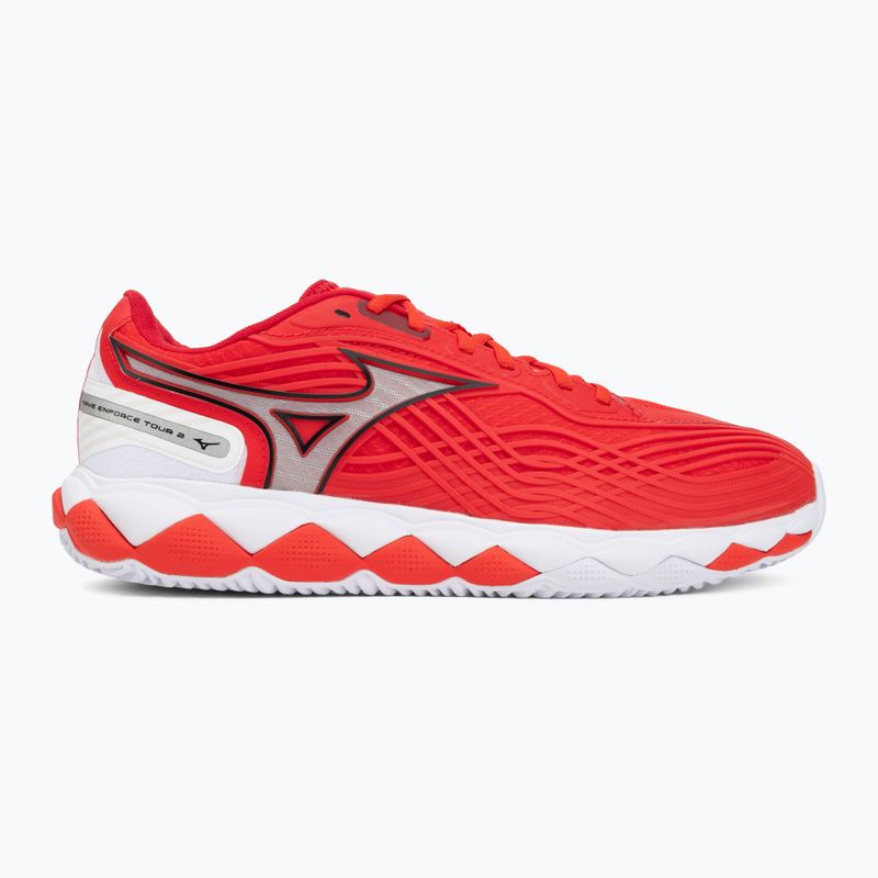 Тенис обувки Mizuno Wave Enforce Tour 2 CC fiery red/white/sun-dried toma 2