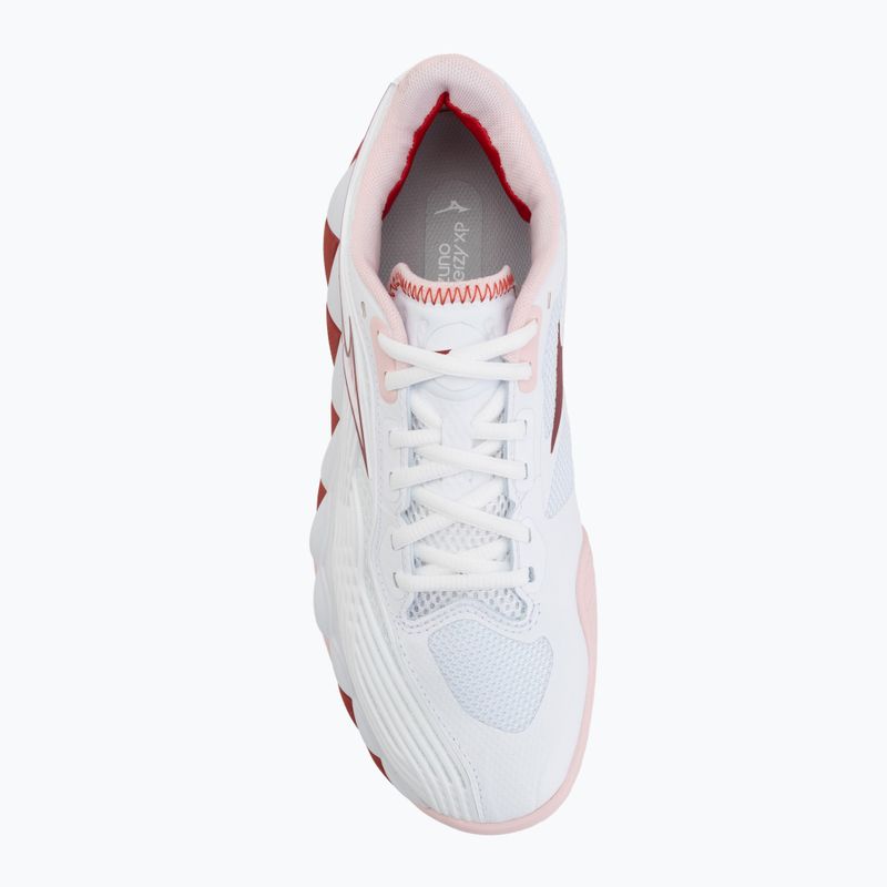 Дамски тенис обувки Mizuno Wave Enforce Tour 2 CC white/pinkesque/barbados/cherr 5