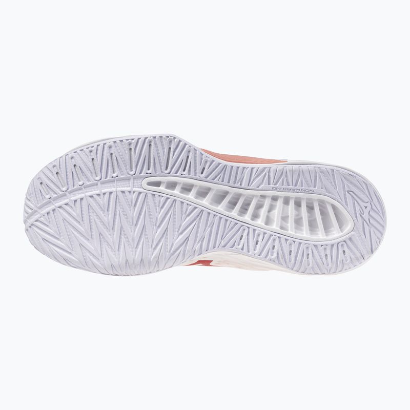 Дамски волейболни обувки Mizuno Lightning Select Mid white/rose elegance/lava falls 2