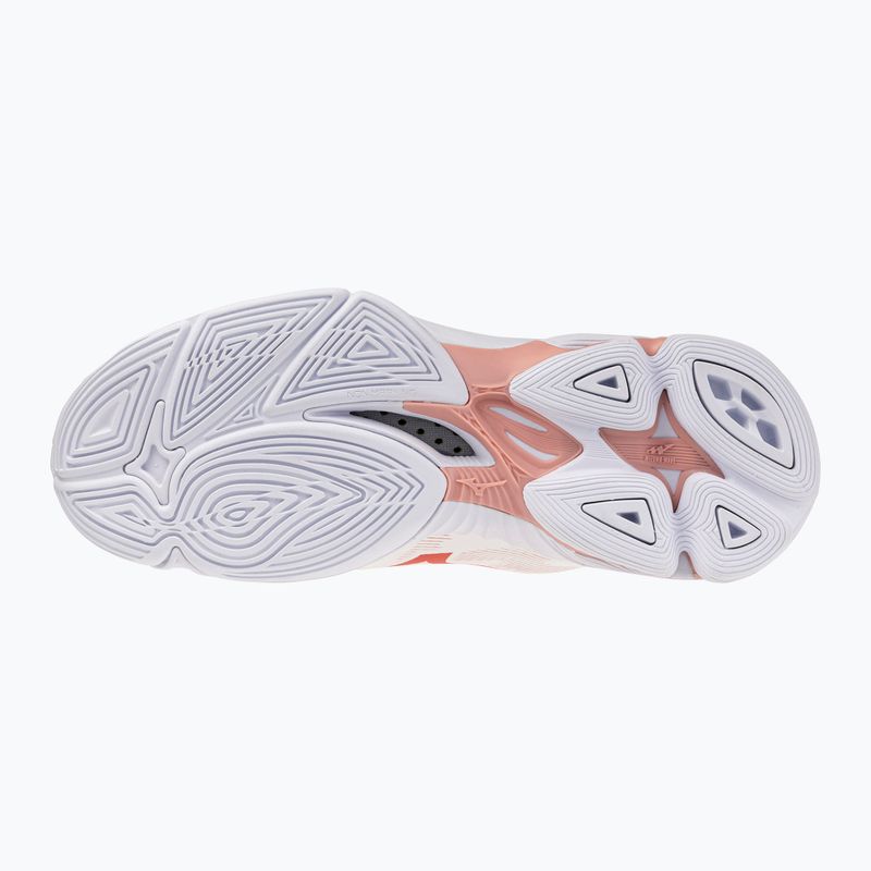 Дамски волейболни обувки Mizuno Wave Lightning Pro Mid white/rose elegance/lava falls 2