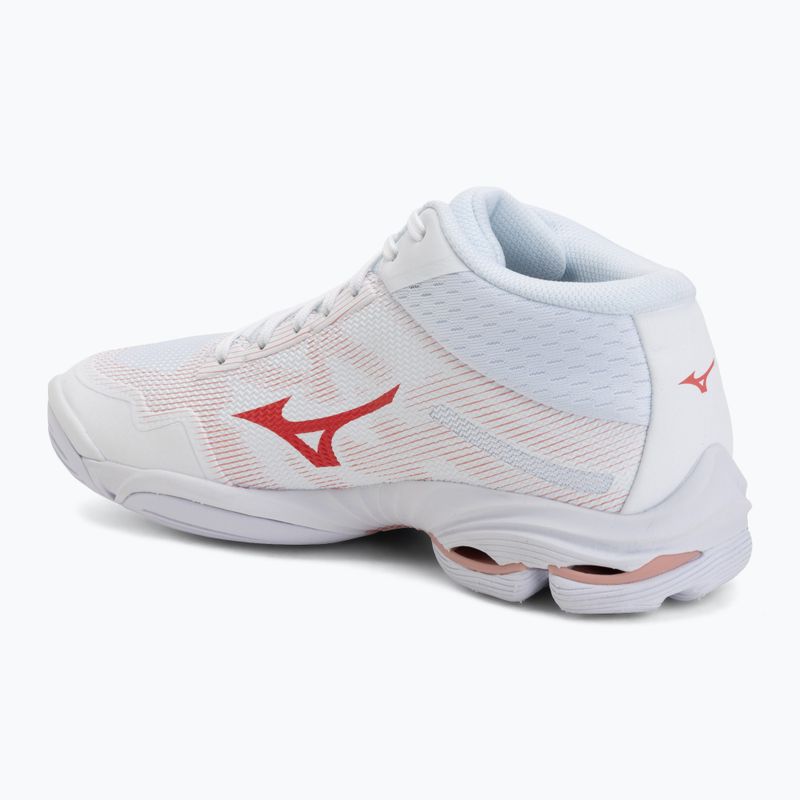 Дамски волейболни обувки Mizuno Wave Lightning Pro Mid white/rose elegance/lava falls 3
