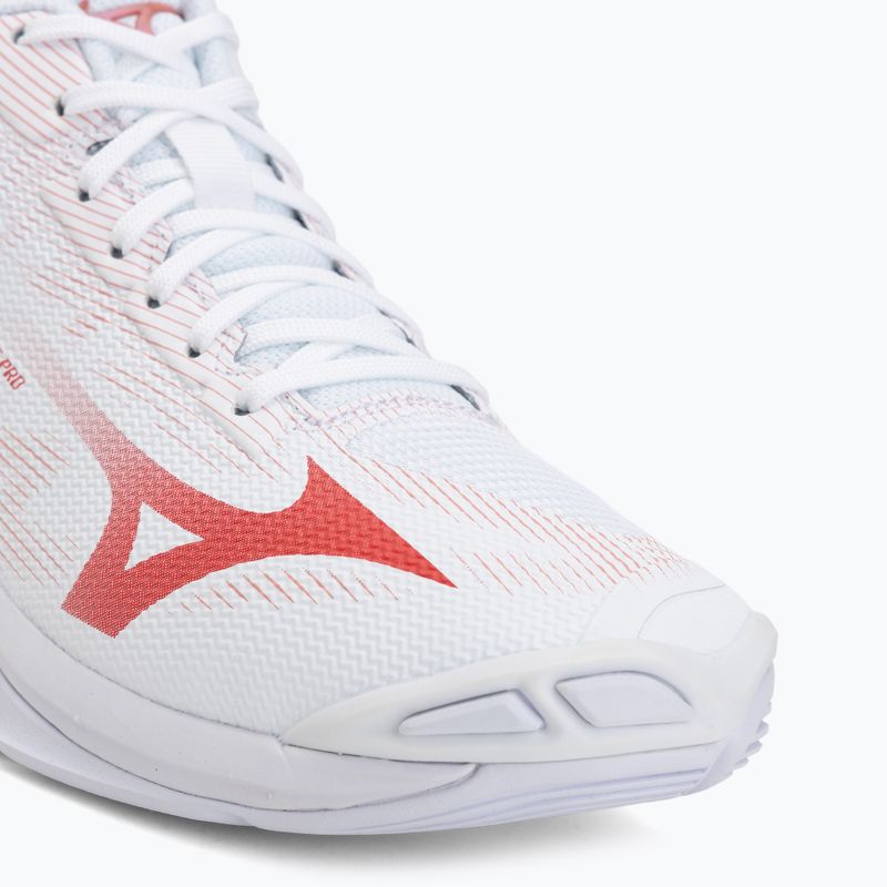 Дамски волейболни обувки Mizuno Wave Lightning Pro Mid white/rose elegance/lava falls 7
