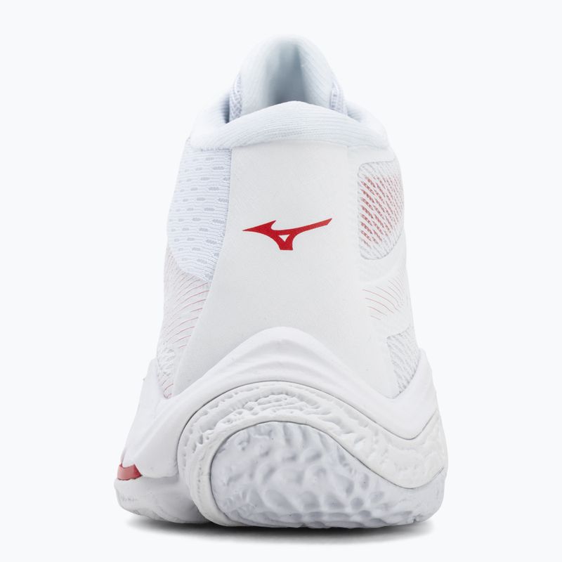 Дамски волейболни обувки Mizuno Wave Lightning Elite Mid white/rose elegance/lava falls 6