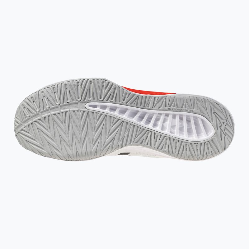 Волейболни обувки Mizuno Lightning Select Mid white/black/fiery red 2